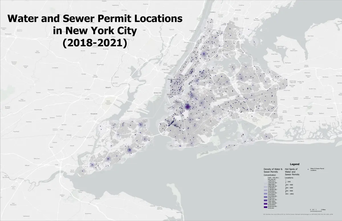 Water & Sewer Permit Analysis in NYC